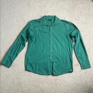 Van Heusen Green Casual Long Sleeve Shirt